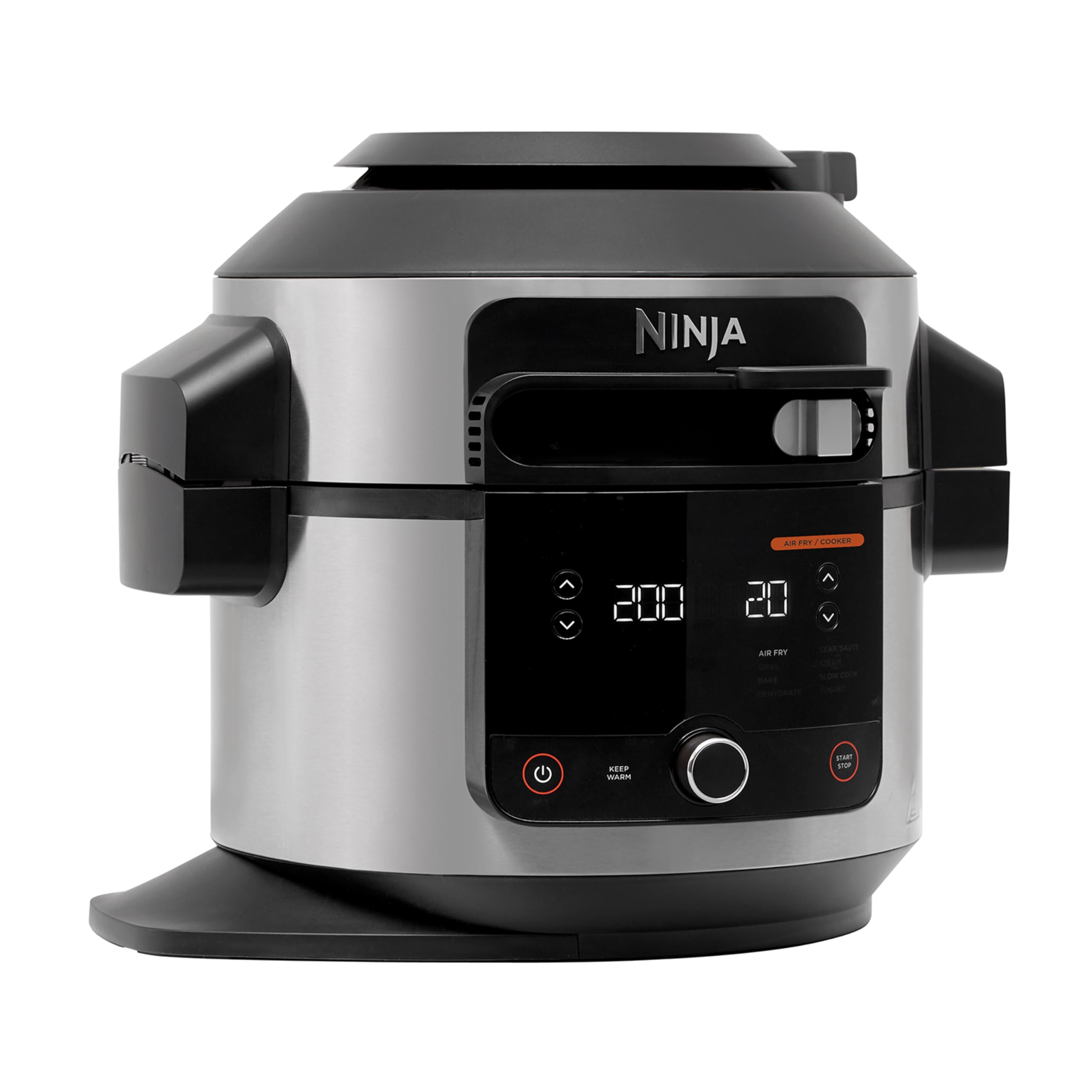 Ninja Foodi Multicuiseur avec SmartLid, 11 en 1, 6L, Autocuiseur Multifonction, Cuisson sous pression, Air Fryer, Friteuse à air, Vapeur combinée, Mij