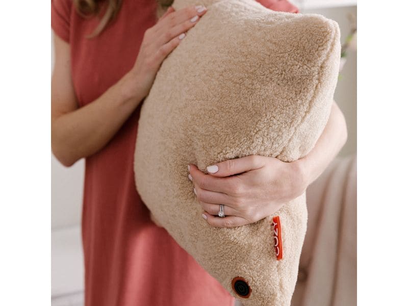 Bodi-Tek Heizkissen Cozy Una Wooly Akkubetrieb, Beige Wärmekissen für mehr Komfort und Wärme