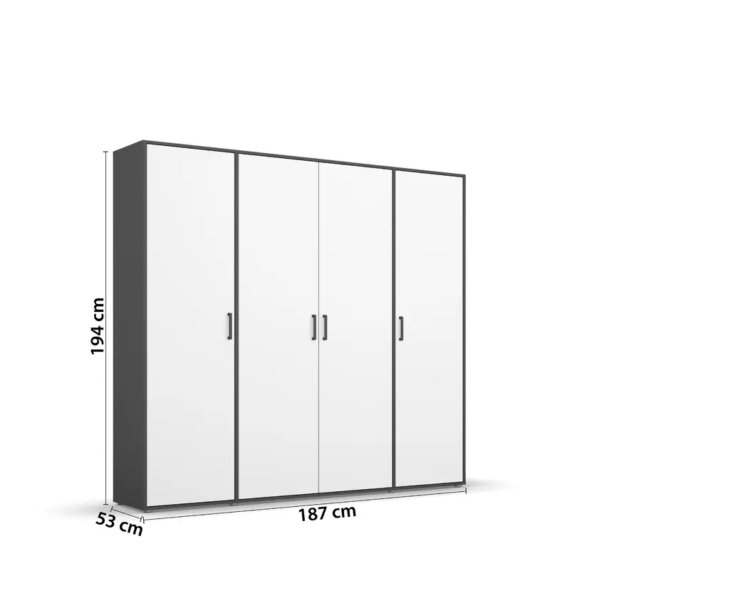 Kleiderschrank Voyager 187 x 194 cm