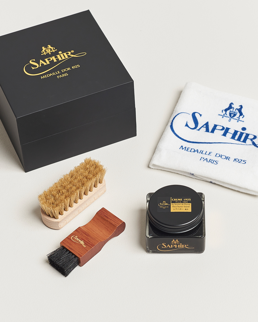 Saphir Medaille d'Or Gift Box Creme Pommadier Black & Brush