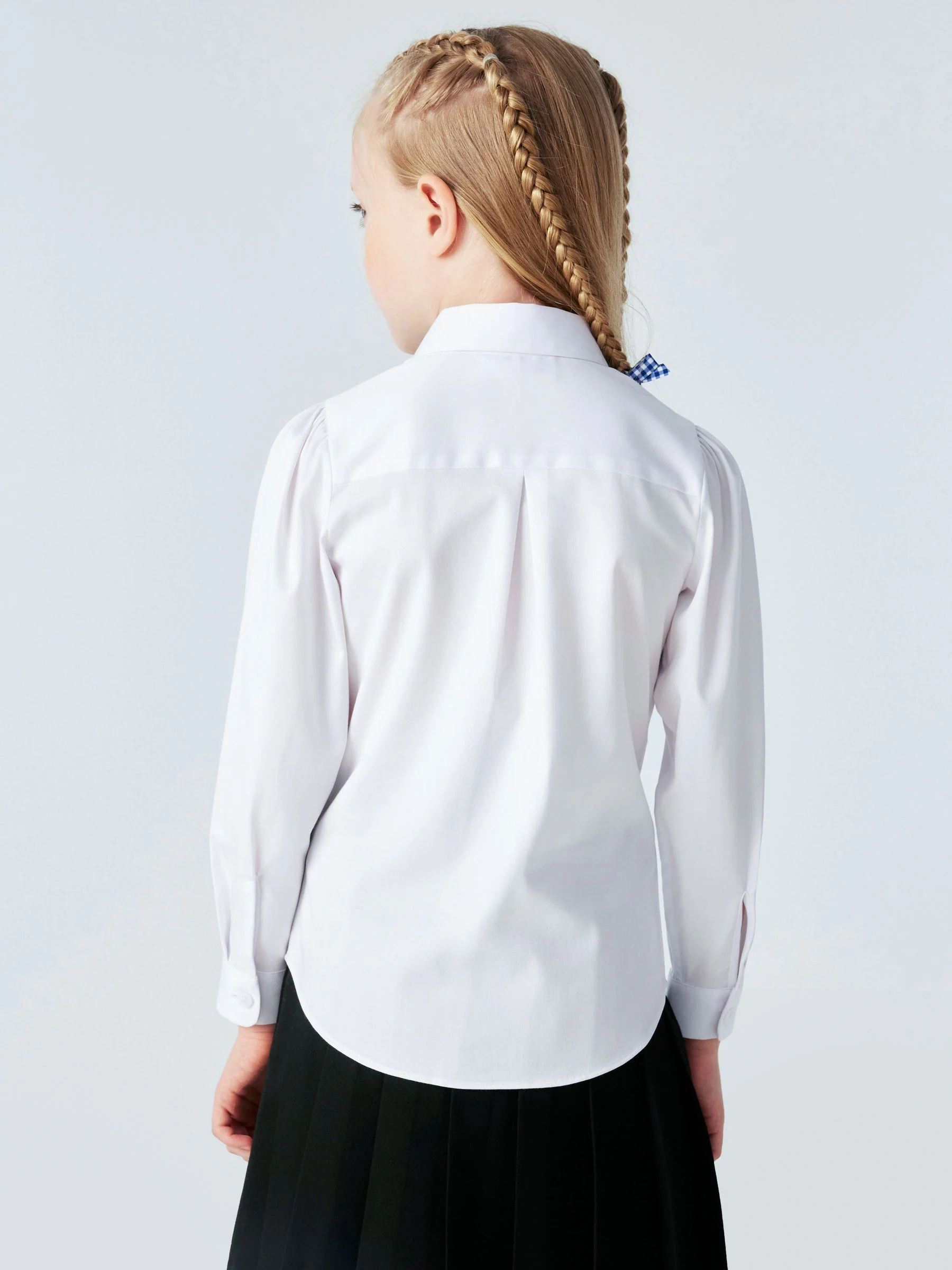 Clarks set van 3 schooloverhemden met lange mouwen en strik