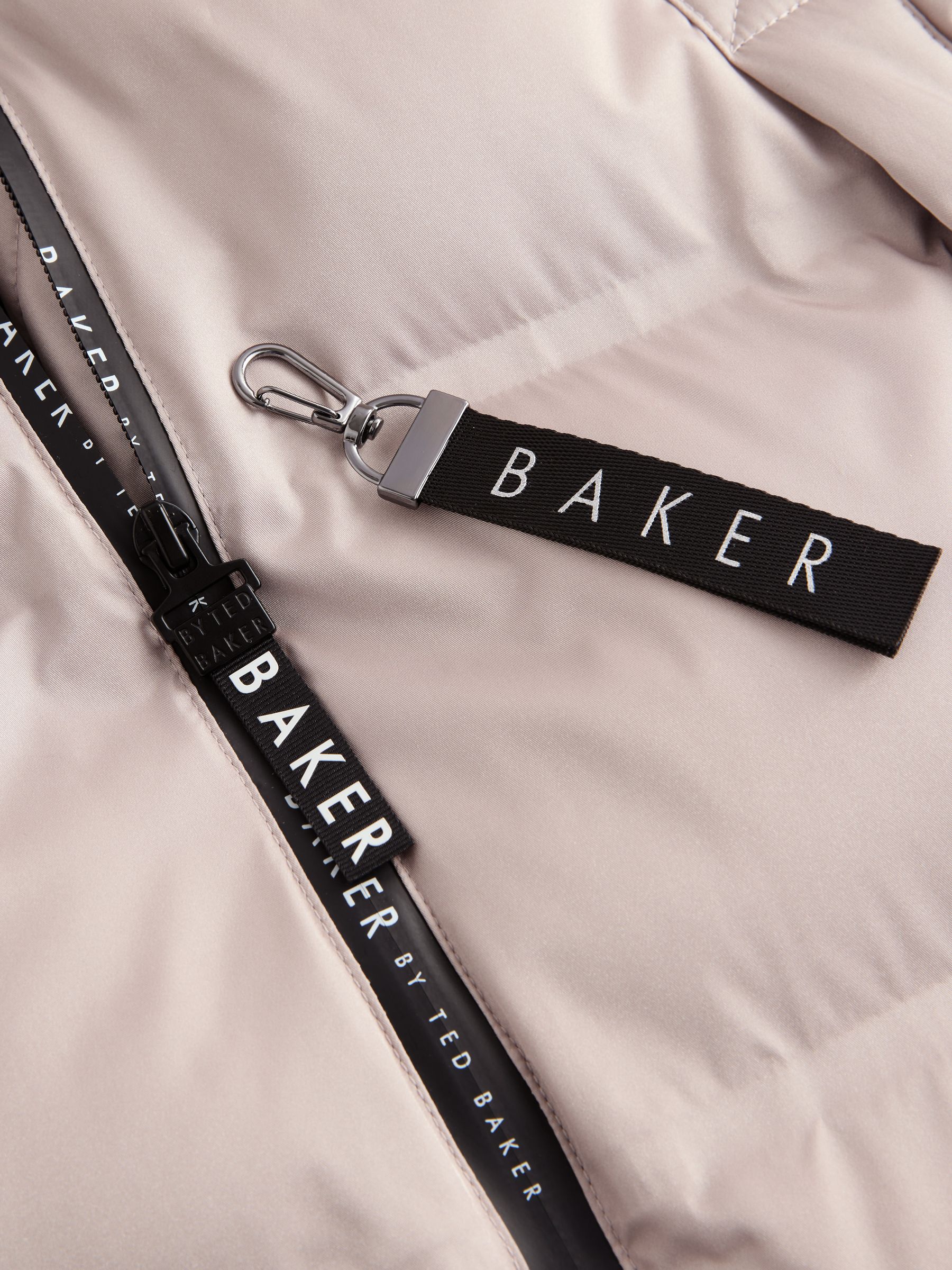 Baker by Ted Baker meisjes regenbestendige gewatteerde lange jas