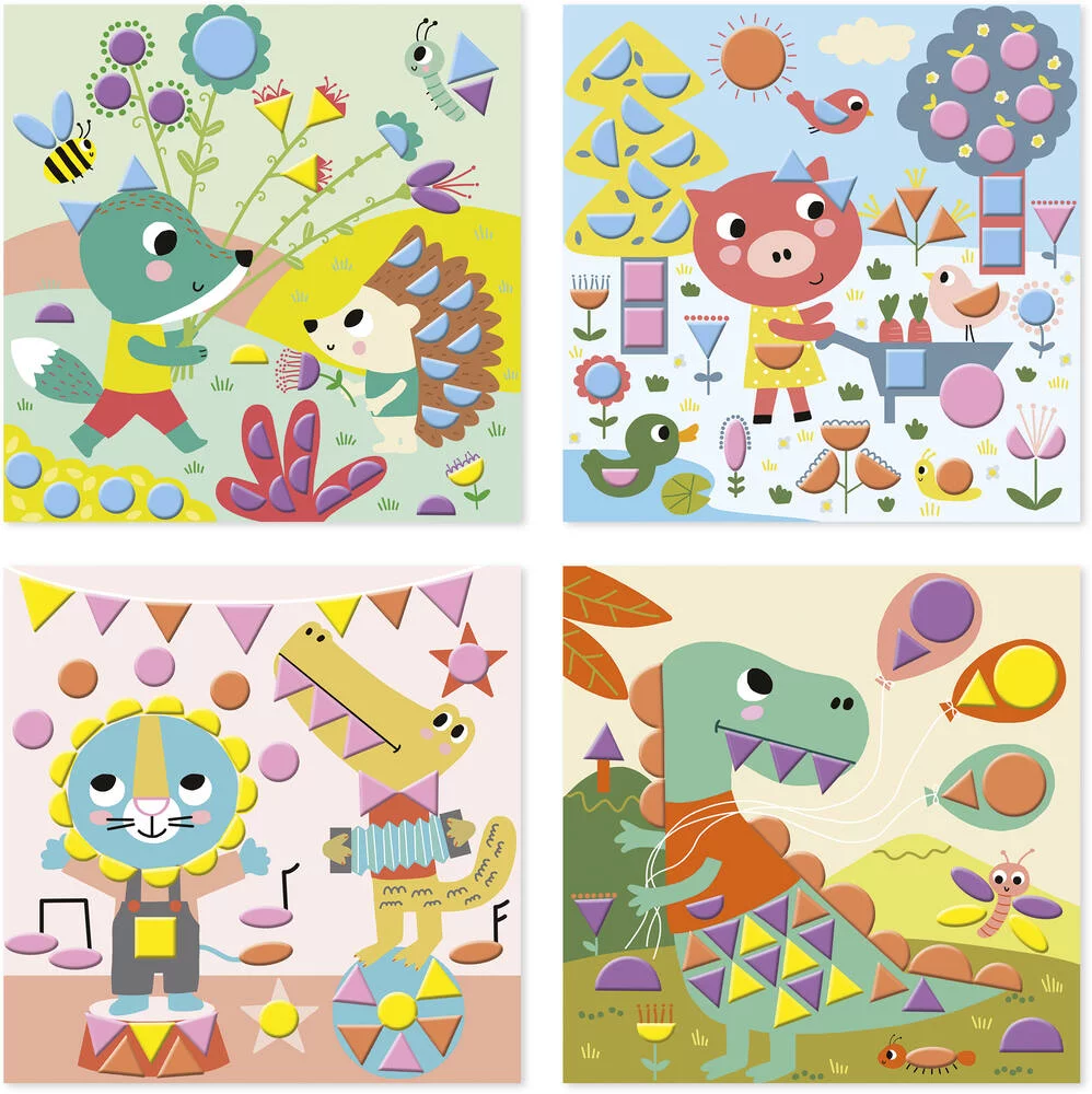 GOMMETTES GEOMETRIQUES