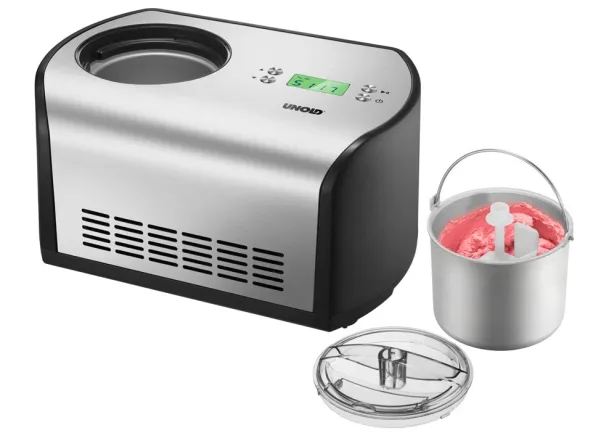 UNOLD 48865 - Sorbetblender - 1.2 liter - 135 W - rustfrit stål/sort