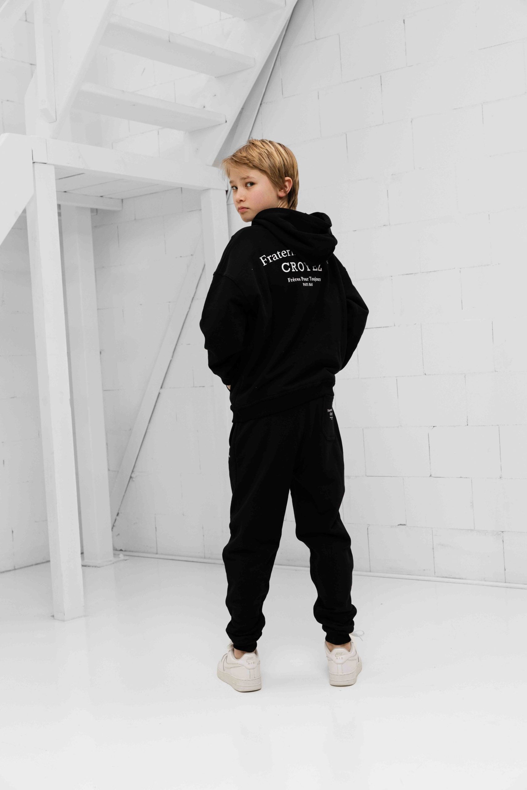 Croyez Fraternité Trainingspak Kids Zwart
