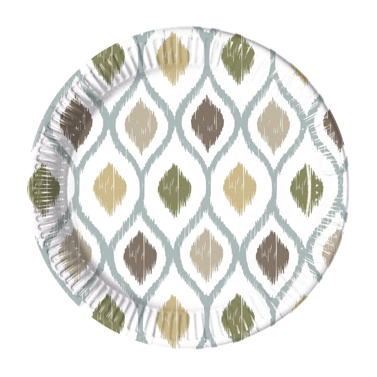 Goud Witte Borden Boho 20cm 8st