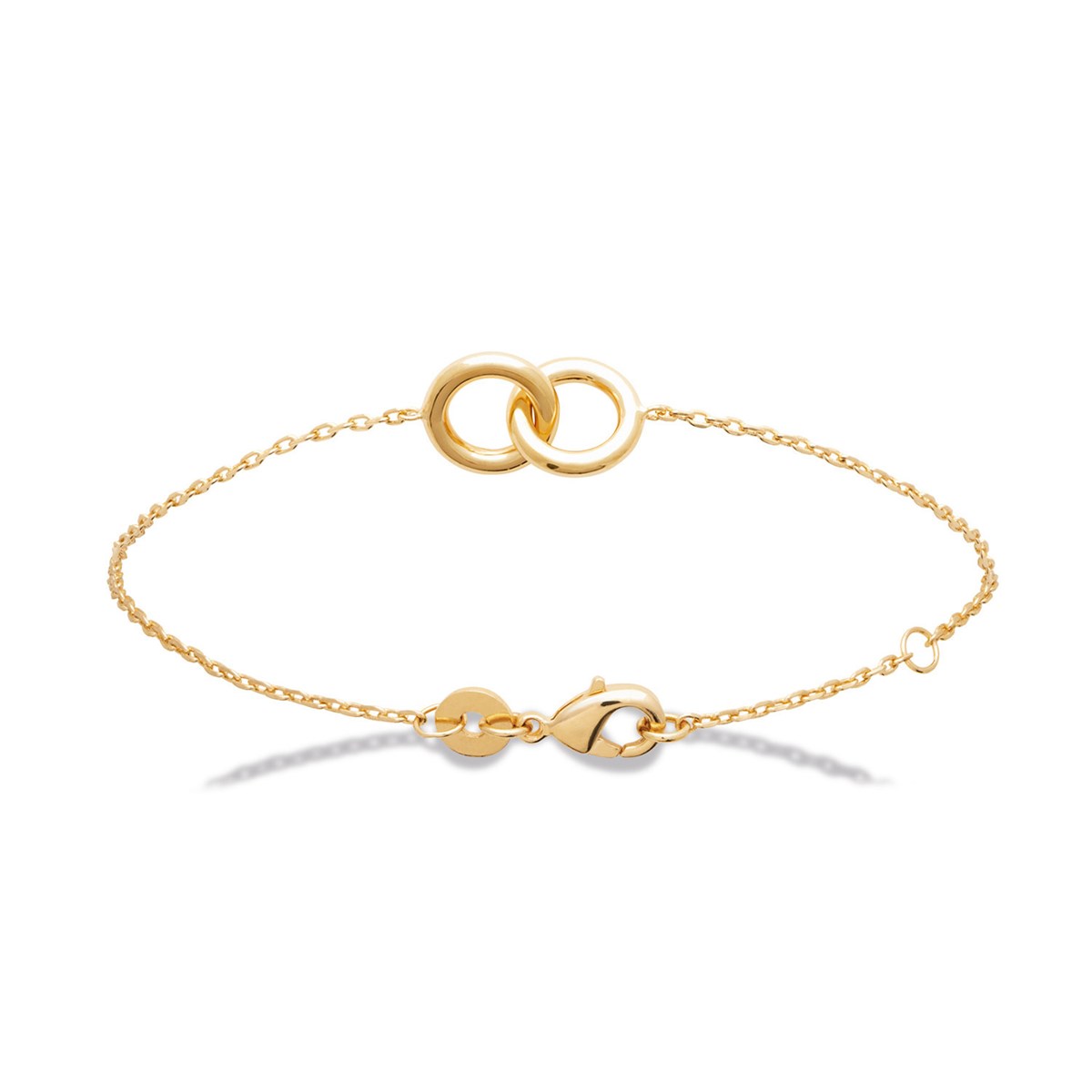 Bracelet Brillaxis souple double anneaux