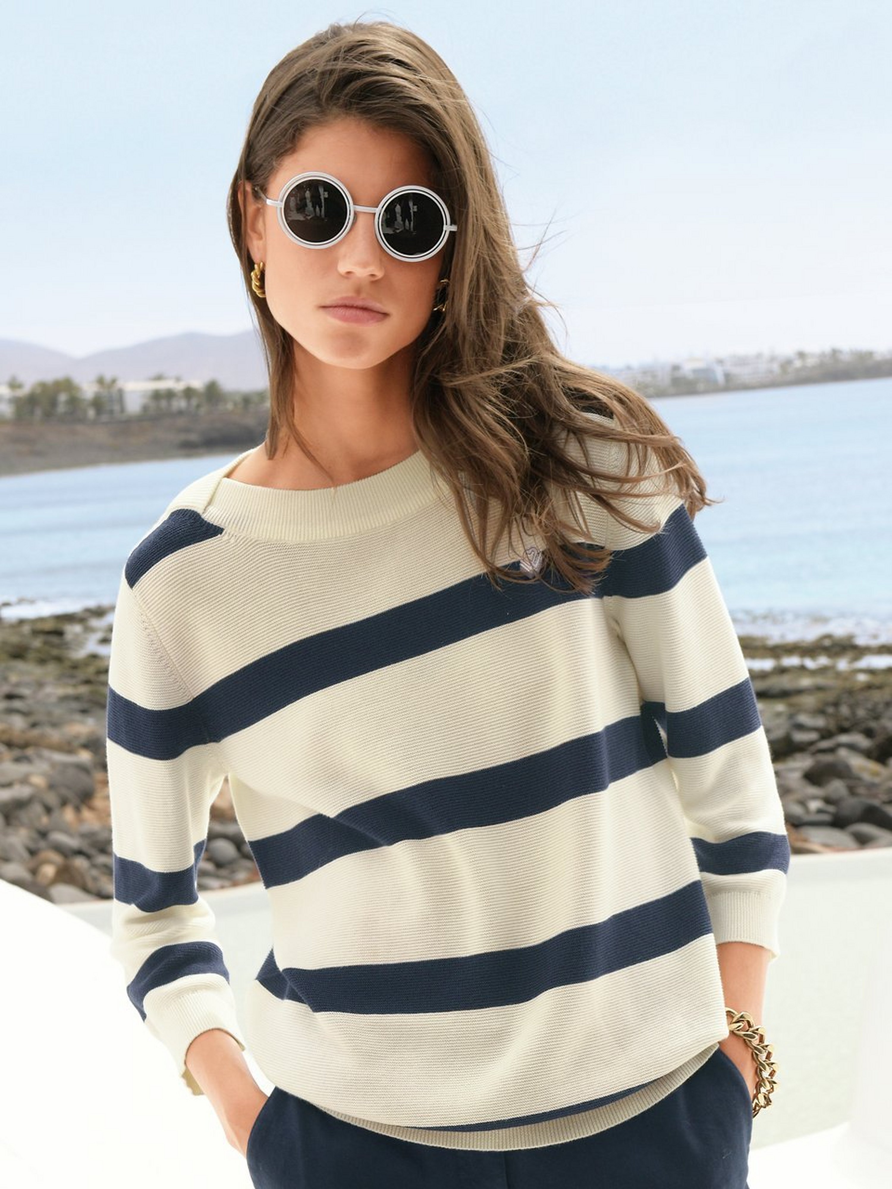 Pullover mit 3/4-Arm