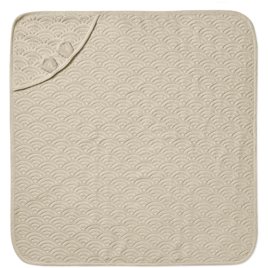 Cam Cam® COPENHAGEN Kapuzenbadetuch mit Öhrchen Baby beige