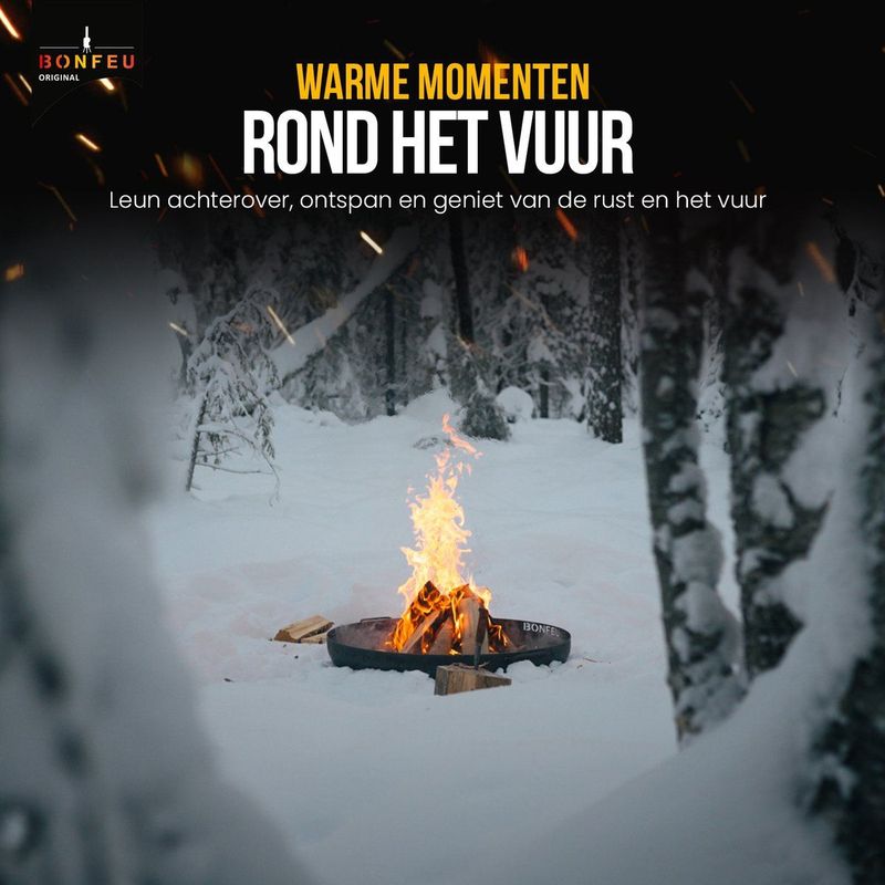 BonFeu - Vuurschaal 80 - Cortenstaal - Kwaliteit 3 mm