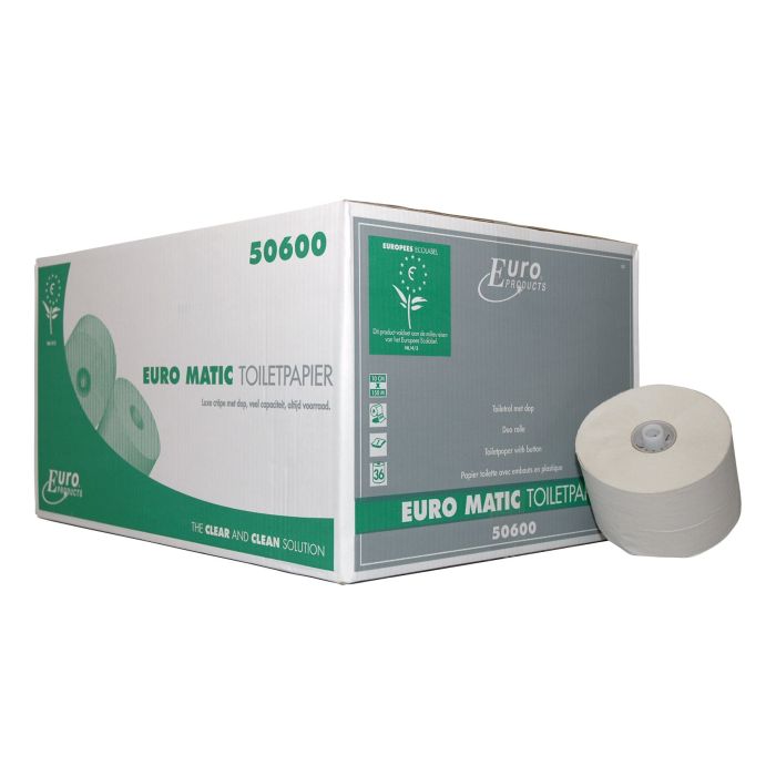 Toiletpapier 50600 Ecolabel doprol 36stuks 1laags 150 meter (P50600) VERNIEUWD ART 256015