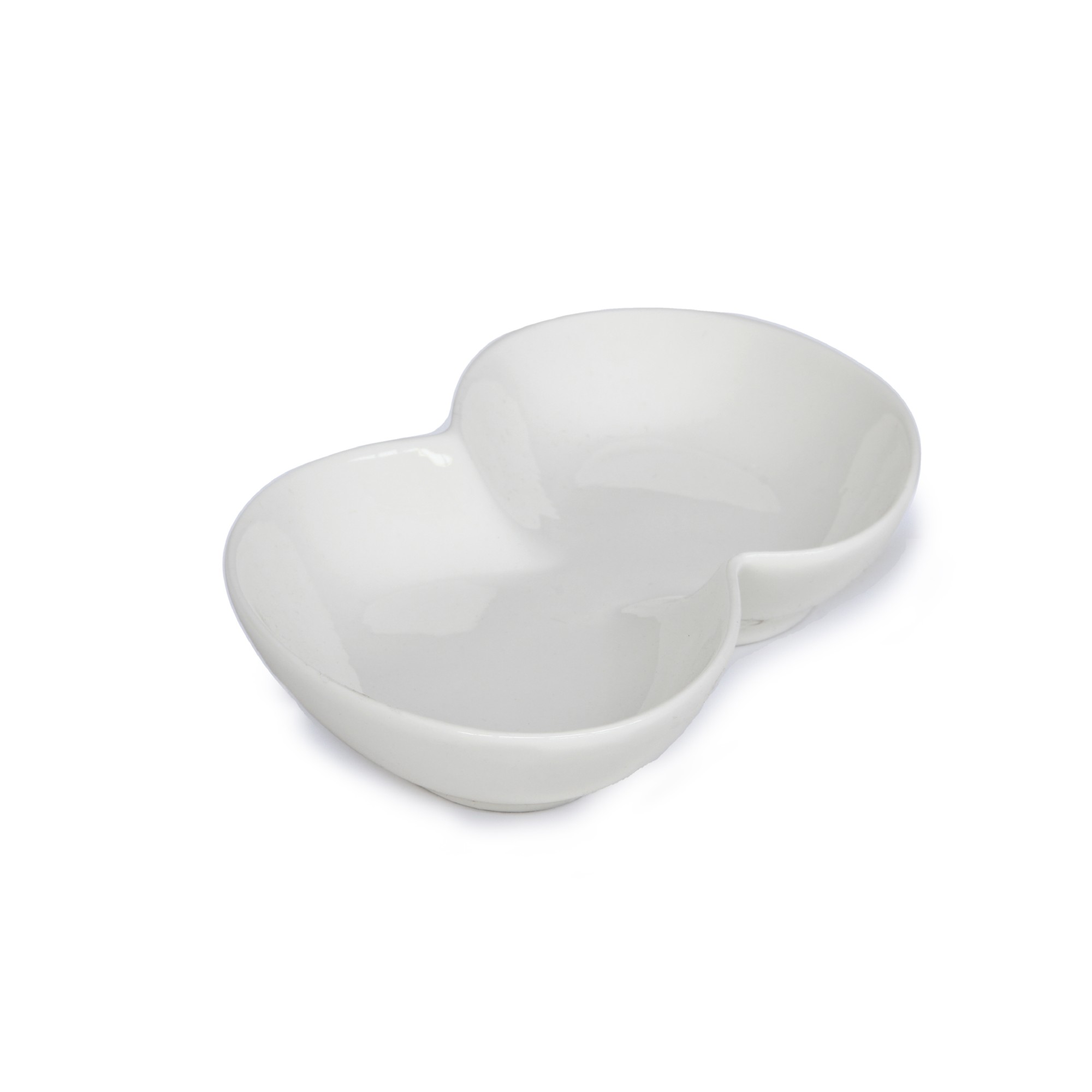 Schale 'Cloud' S, weiß, B 23 cm, T 11 cm, H 3 cm von fischer's lagerhaus