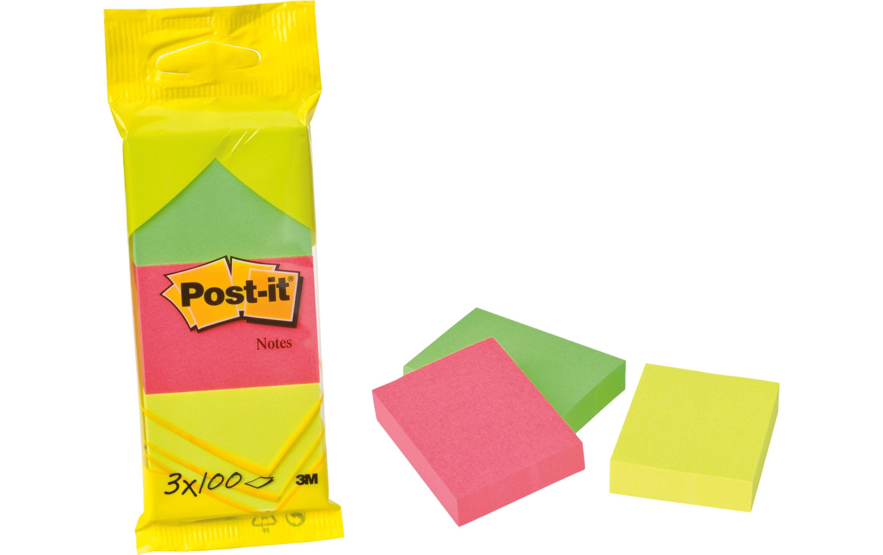 Notizzettel Post-it 3.8 cm x 5.1 cm, 3 BlöckePost-it Haftnotizen