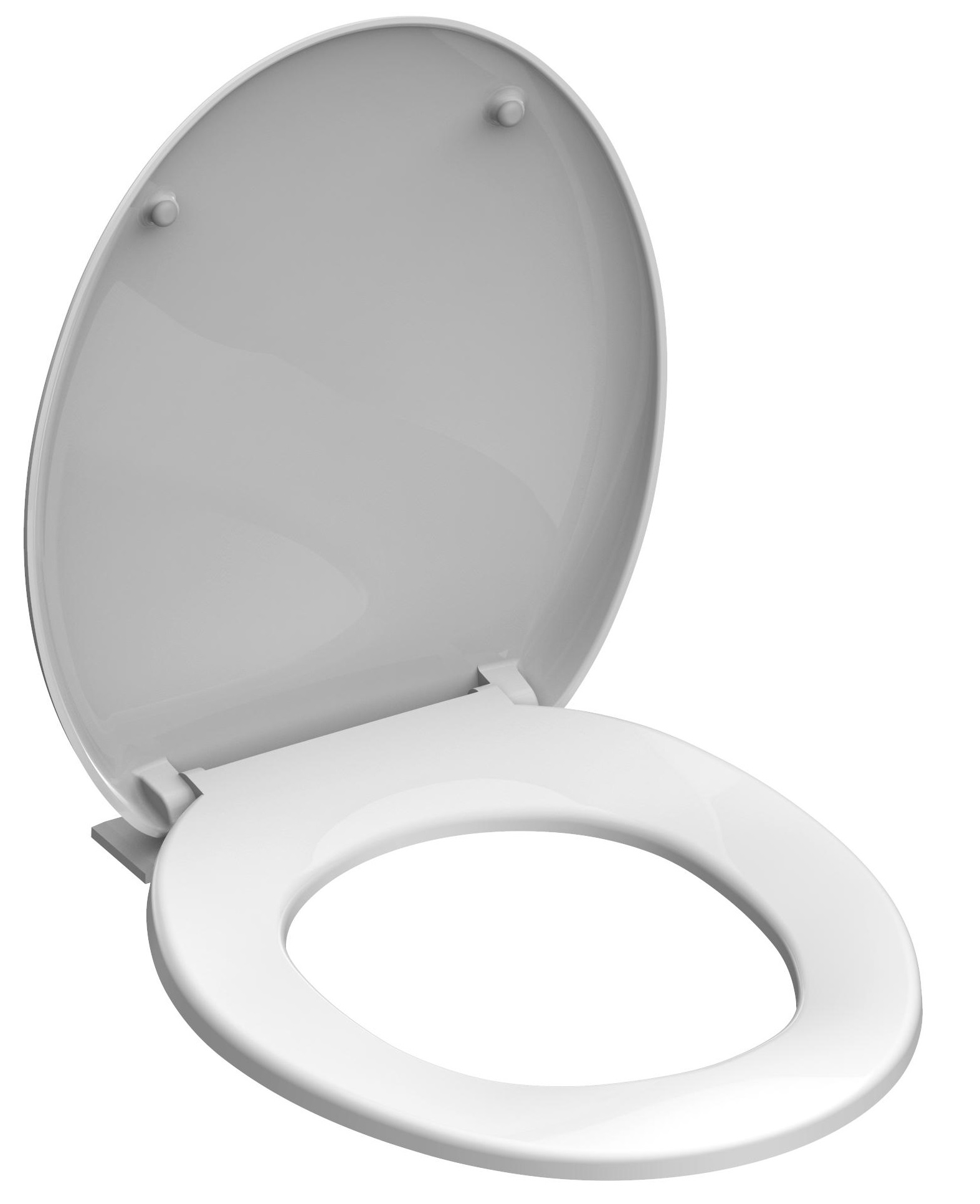 Schutte Duroplast WC-zitting met Soft-Close valrem, wit
