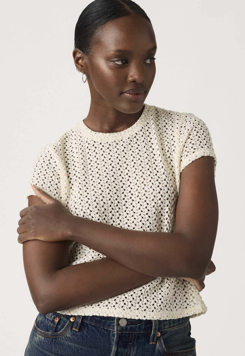 Levi's Fiona Flower Lace T-shirt