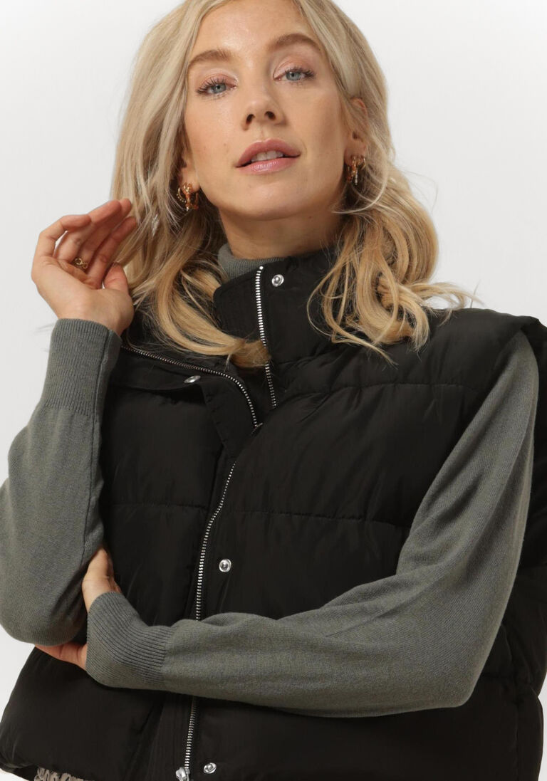 LEVETE ROOM zwarte levete room bodywarmer lr-gibella 19 waistcoat