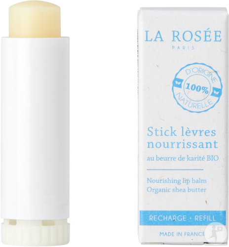 La Rosée Stick Lèvres Nourrissant Au Beurre De Karité Bio Recharge 4,5g