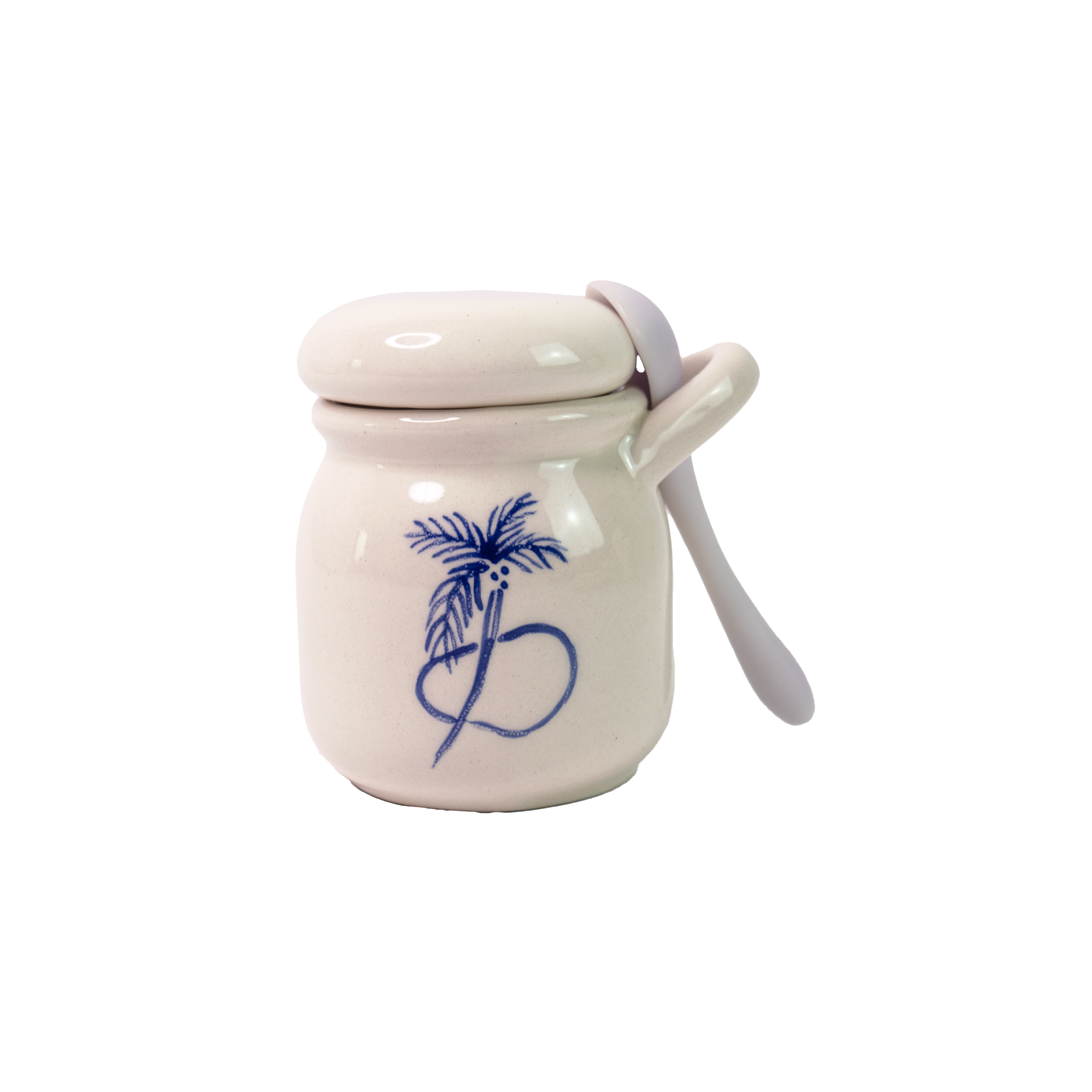 Pot et cuillère « Trazos Sicilia » (lot de 2)