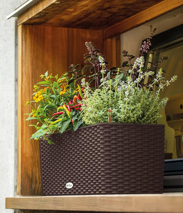LECHUZA® Kunststoff-Kasten Balconera Cottage,