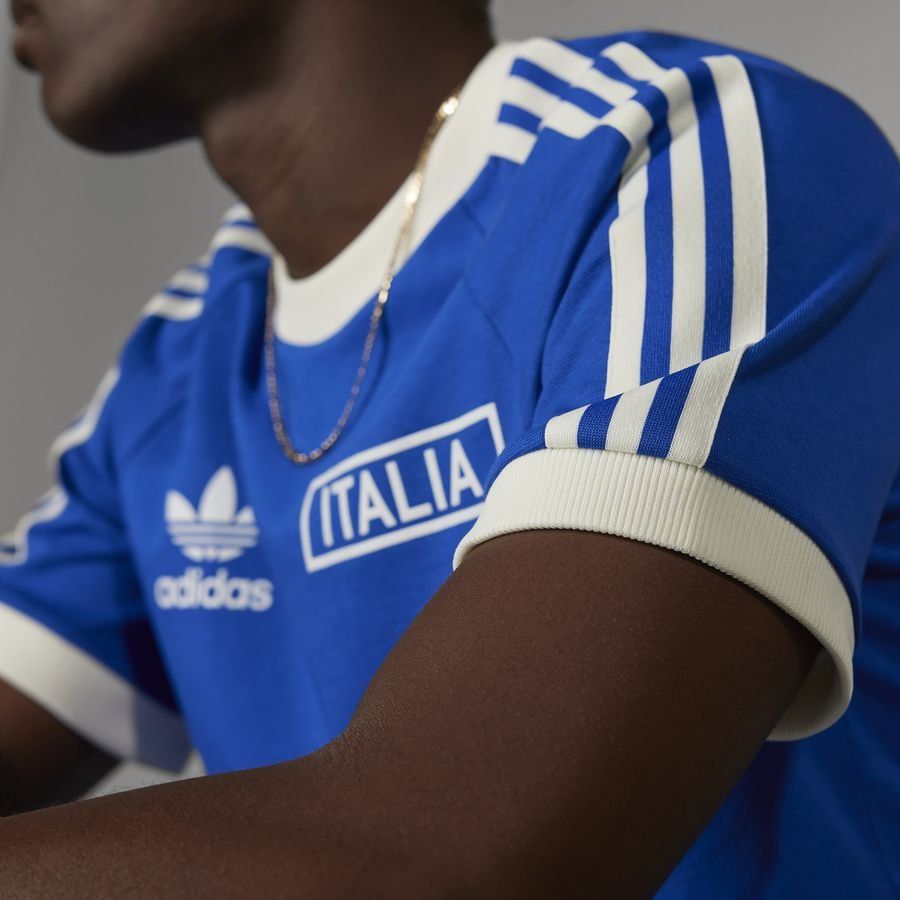 Italie T-Shirt OG 3-Stripes - Bleu/Blanc