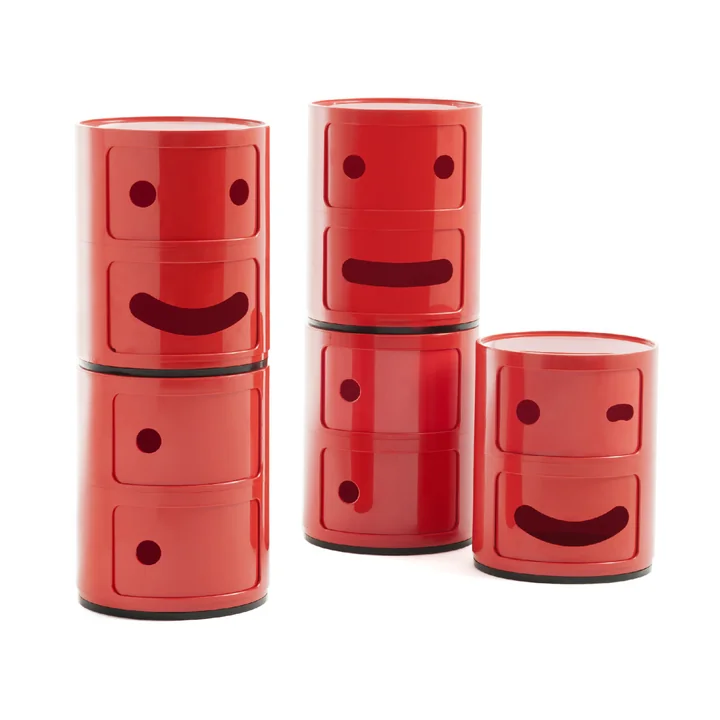 Kartell - Componibili Container Smile 4926, rot