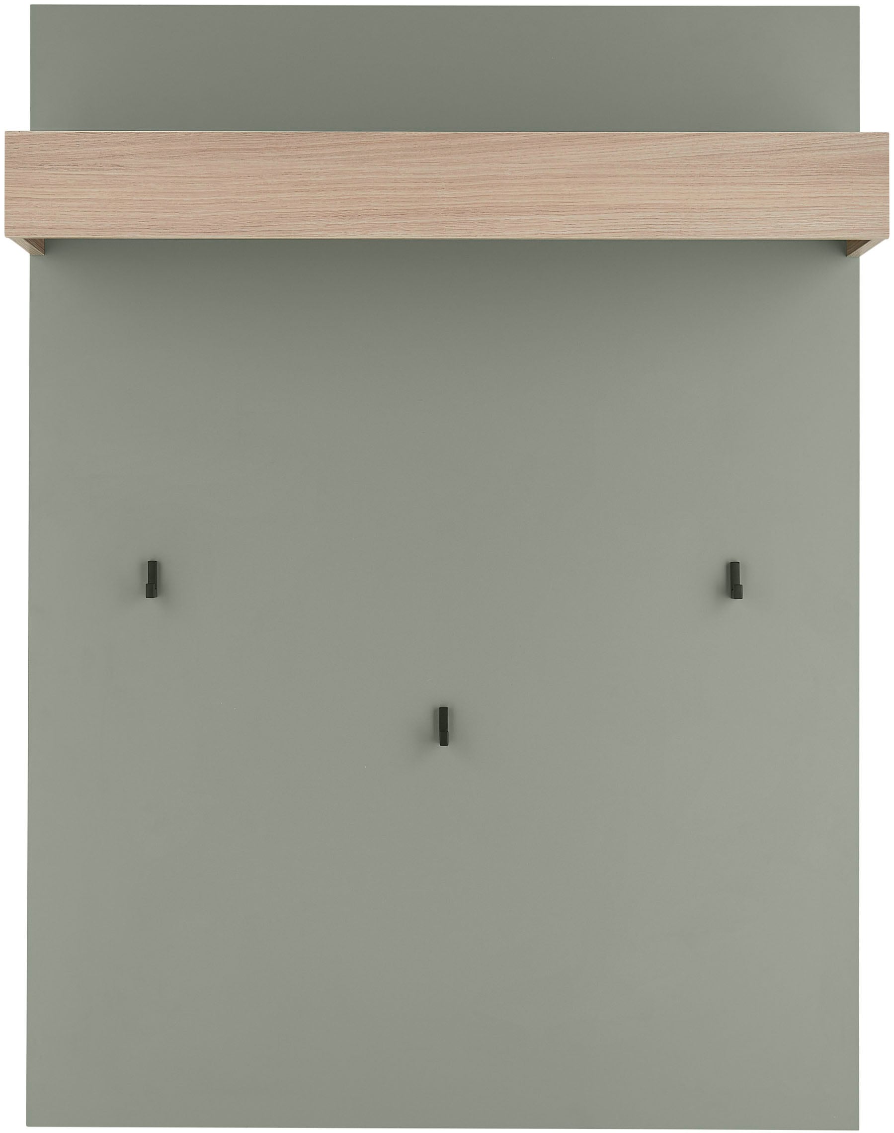 INOSIGN Garderobenpaneel »GiRON/CiTY, Wandregal in vier Farben, Flurgarderobe mit Hutablage« mit Kleiderstange und Haken, 100 cm breit
