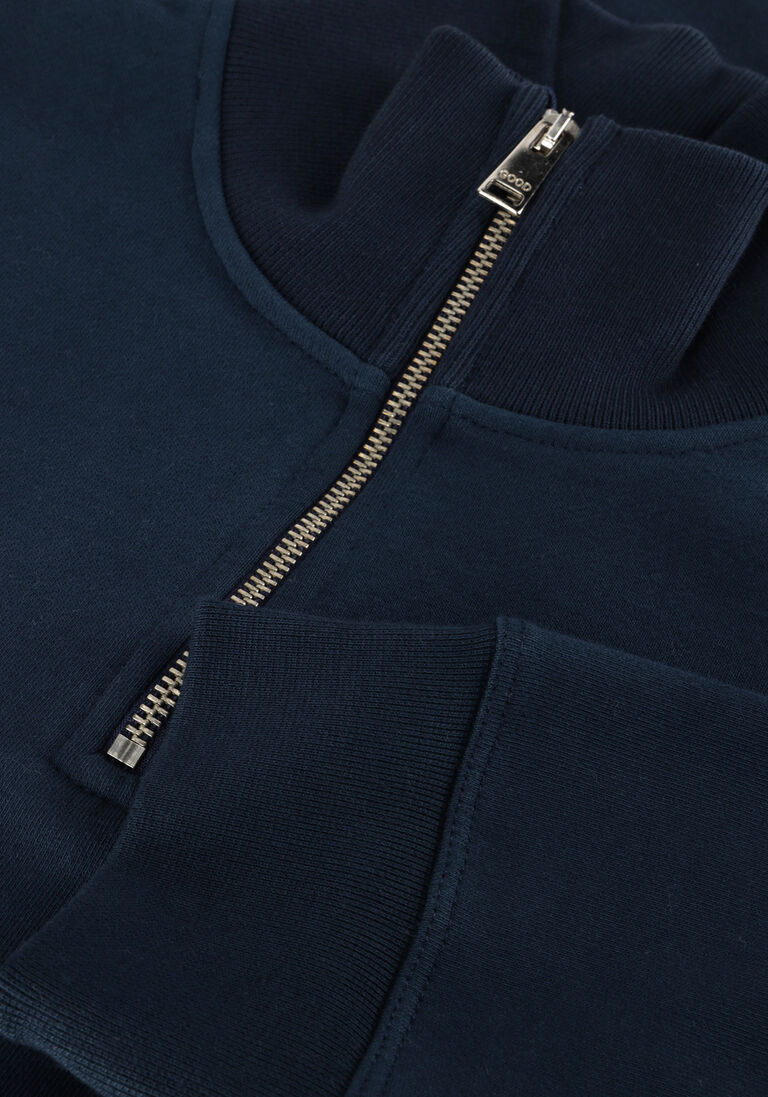 donkerblauwe the goodpeople sweater lucca