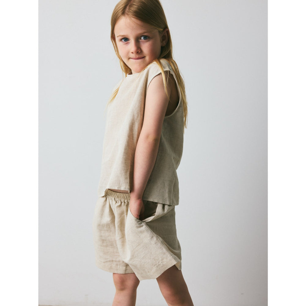 Køb brunobruno nation Feather Gray Beige Theo Shorts