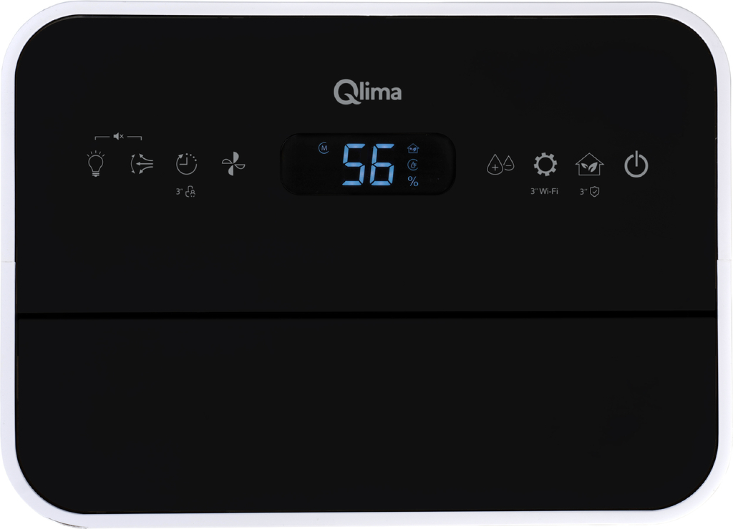Qlima D 825 PA Smart Luchtontvochtiger - 330W - 25L/24h