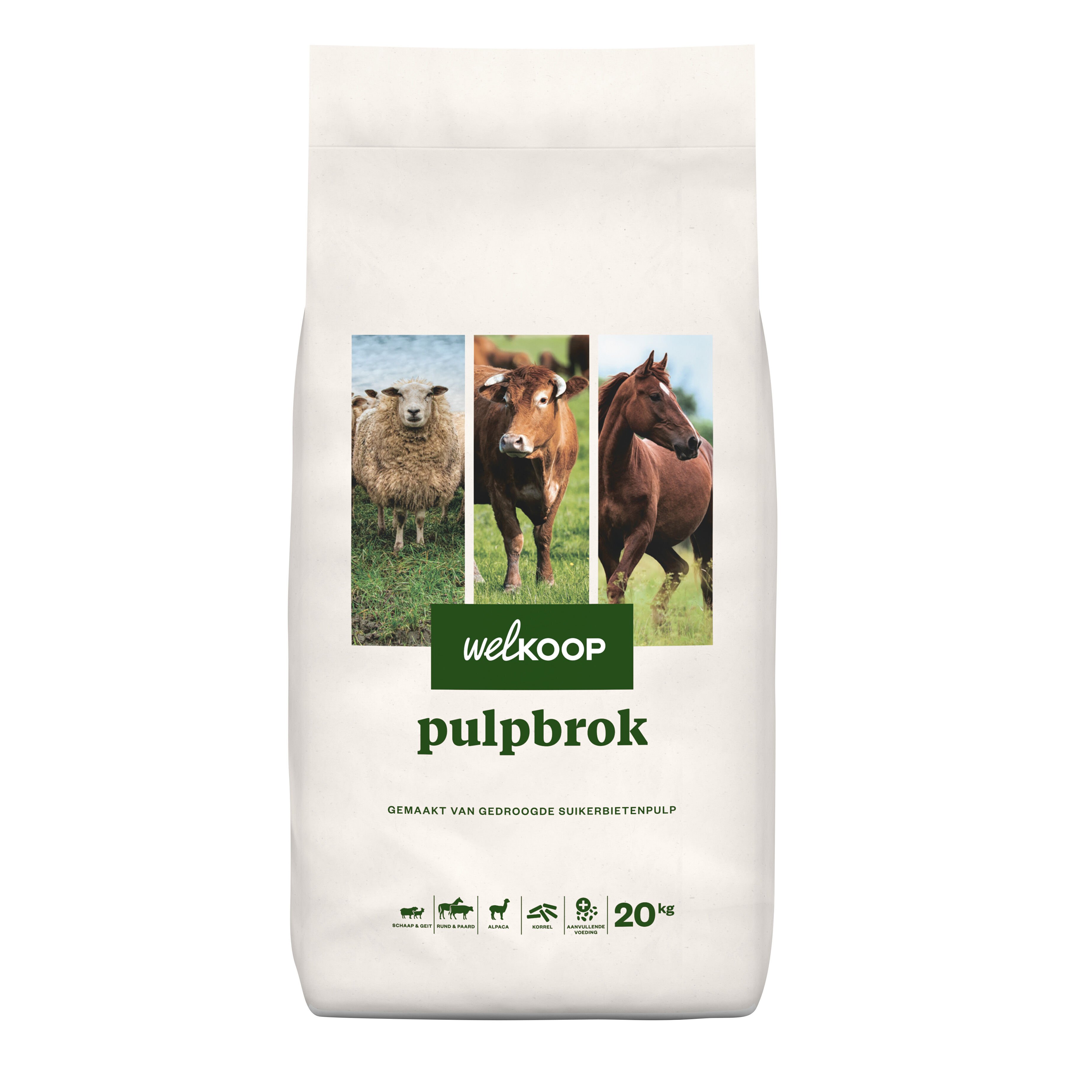 Welkoop Pulpbrok - Erfdiervoer - 20 kg