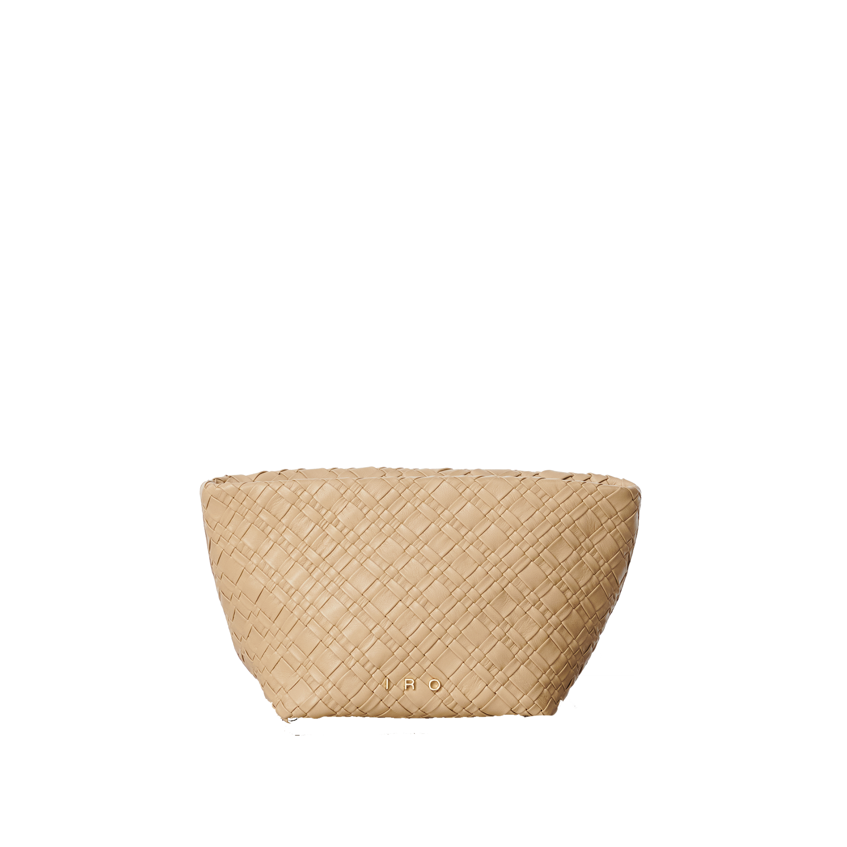 NEOBELWO - Pochette en cuir tressé | Beige