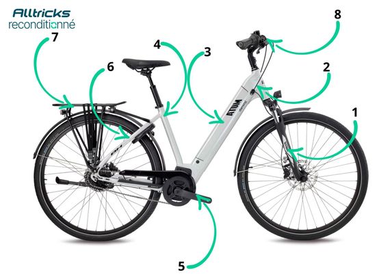 Produit Reconditionné - VTC Électrique BH Atom Diamond Wave Pro Shimano Nexus 8V 720 Wh 700 mm Gris 2023