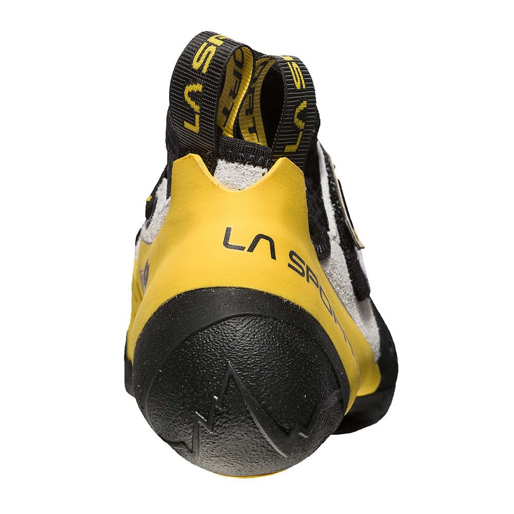 La Sportiva SOLUTION - Chaussons escalade Homme white/yellow