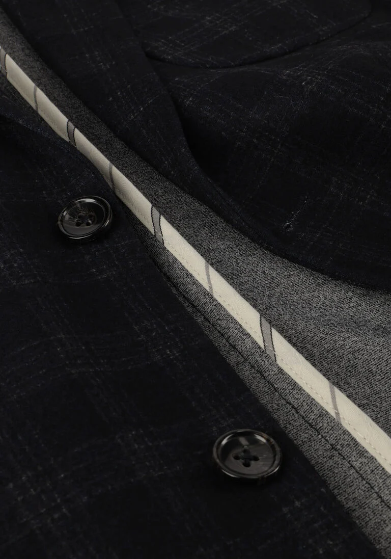 DSTREZZED blauwe dstrezzed colbert travel check blazer