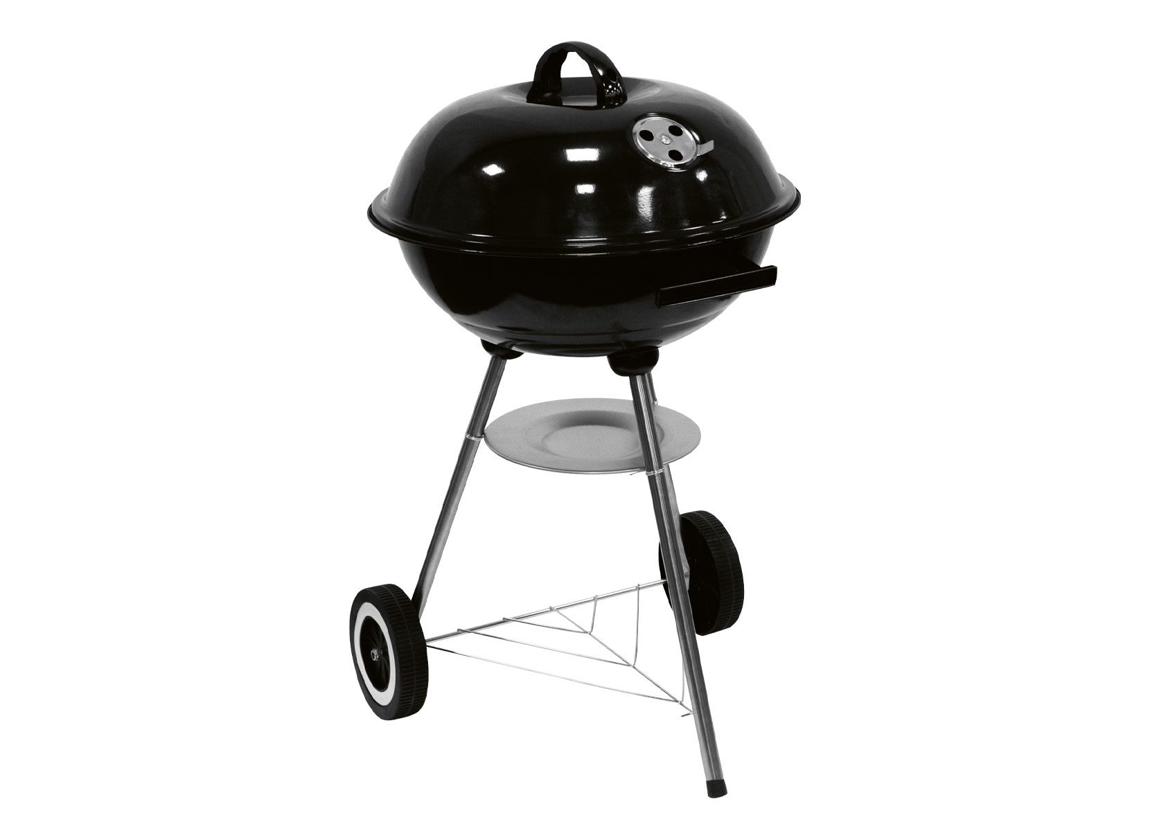 LANDMANN Emaille Kugelgrill-Wagen 41x82cm