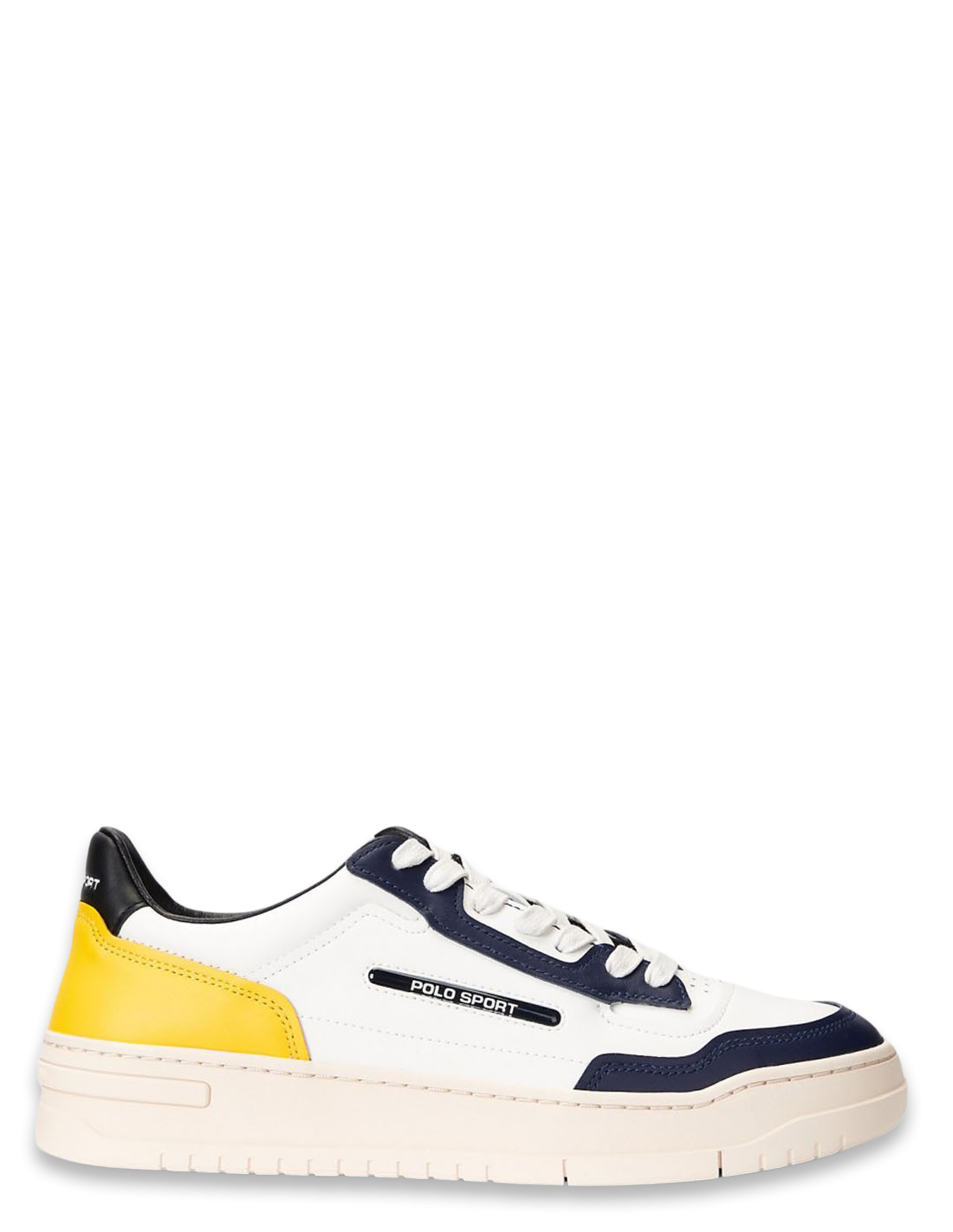 ralph lauren Baskets de ville Homme PS 300 Blanc/Jaune/Bleu
