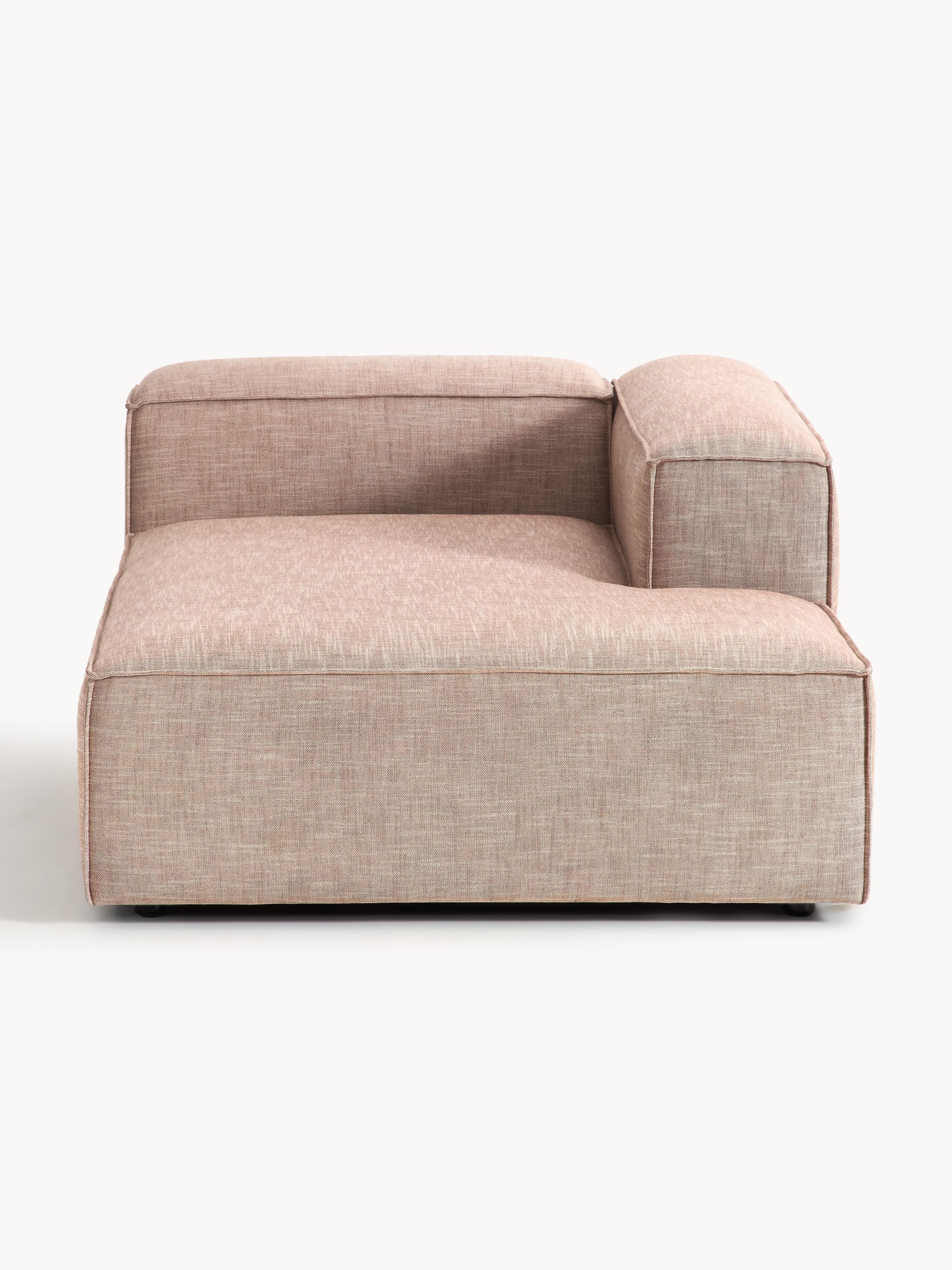 Chaise longue hoekmodule Lennon van linnenmix