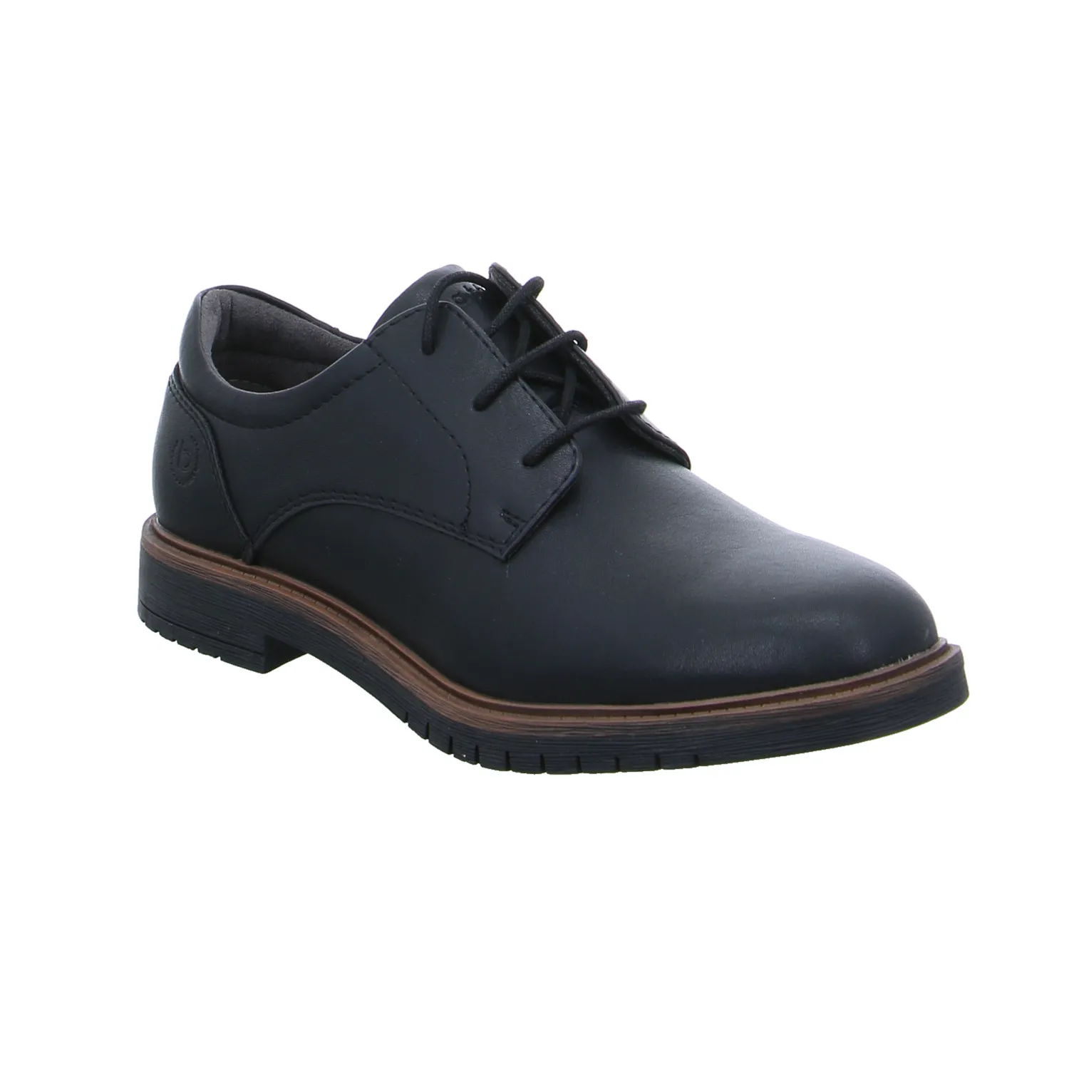BUGATTI SHOES Halbschuh Schwarz Lederimitat