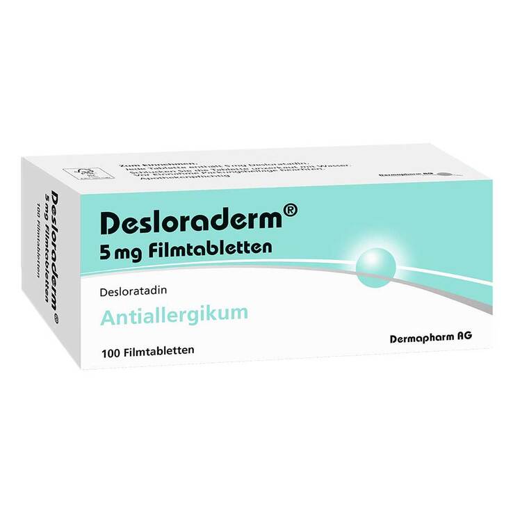 Desloraderm 5 mg Filmtabletten, 100 St