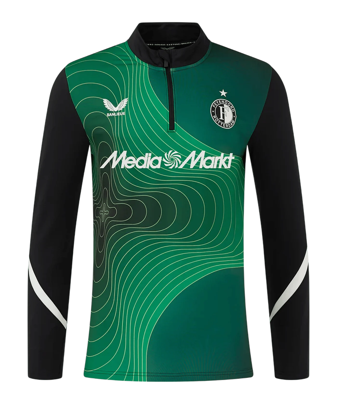 Castore Feyenoord Rotterdam Prematch Shirt 3rd 2024/2025 Kids Schwarz F011