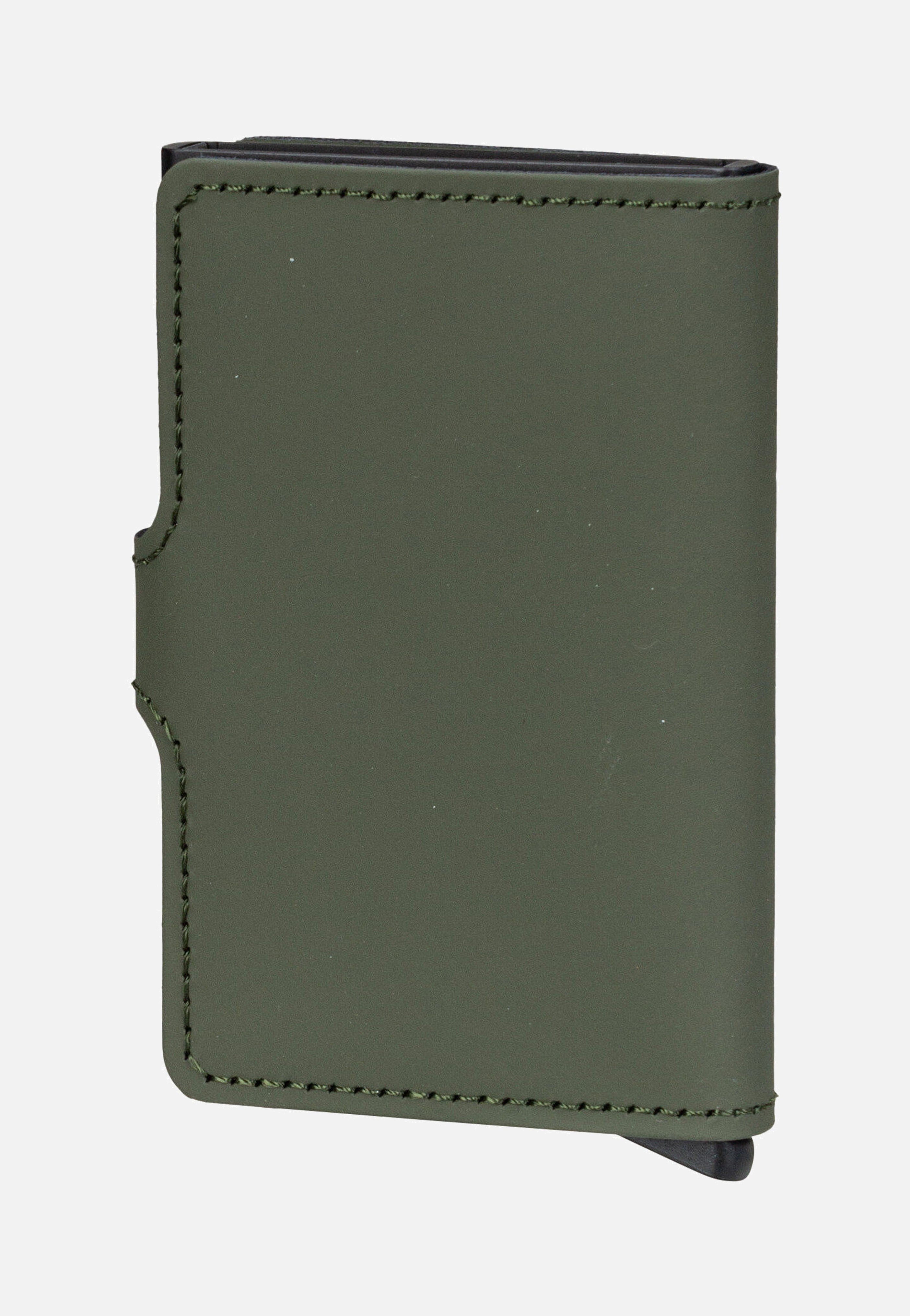 Miniwallet Matte Green-Black - Portemonnaie
