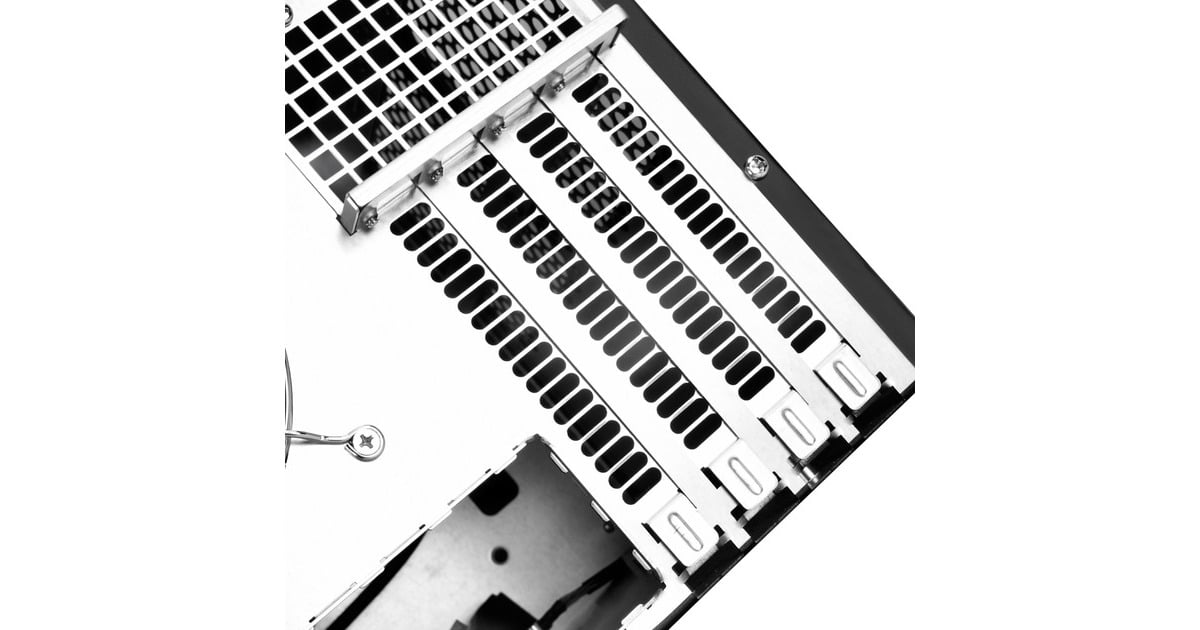 SilverStoneCS381B v1.1 rack behuizing  (Zwart | 2x USB-A 3.2 (5 Gbit/s) | 2x Audio)
