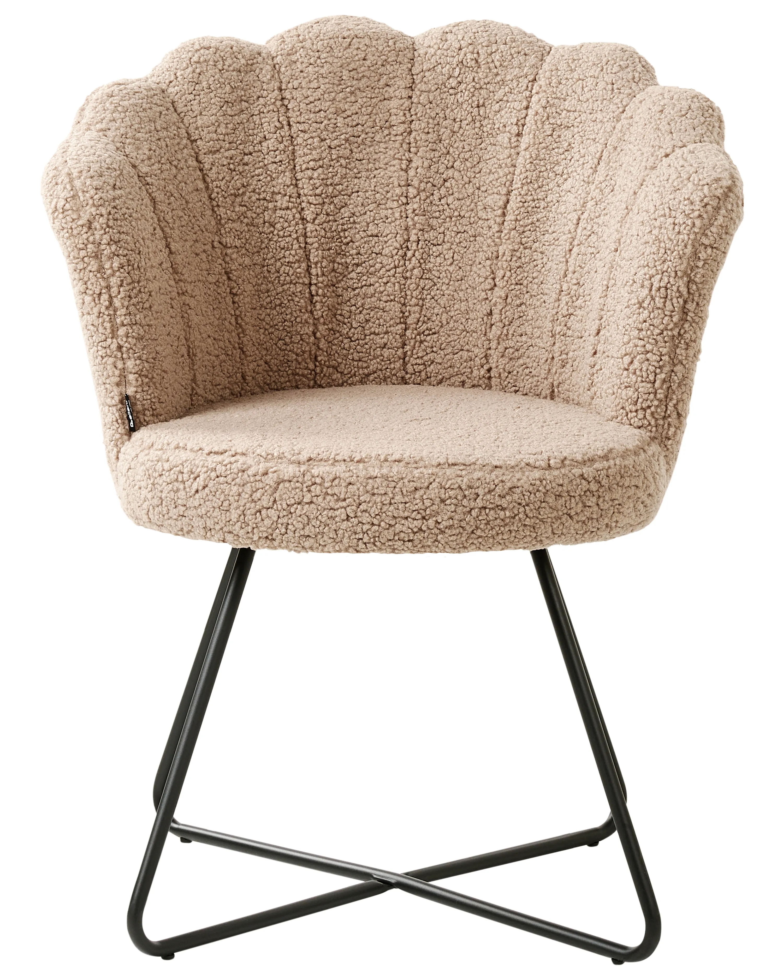 Fauteuil LOVELOCK Bouclé Beige