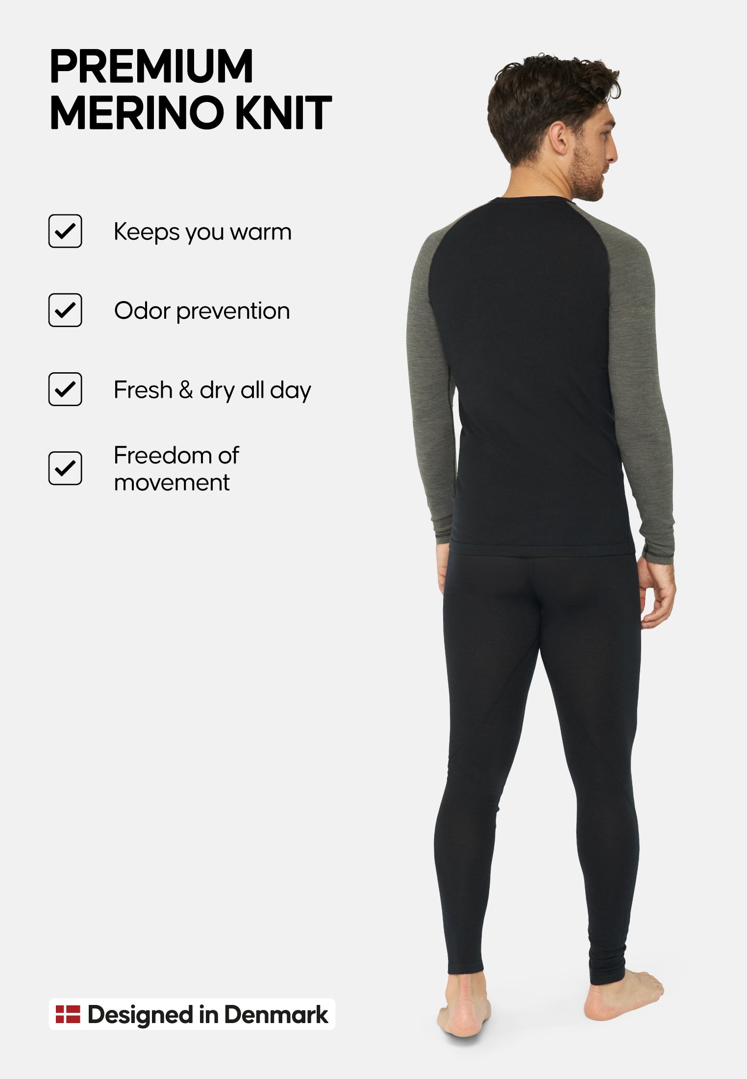 MERINOULD BASELAYER SÆT TIL MÆND