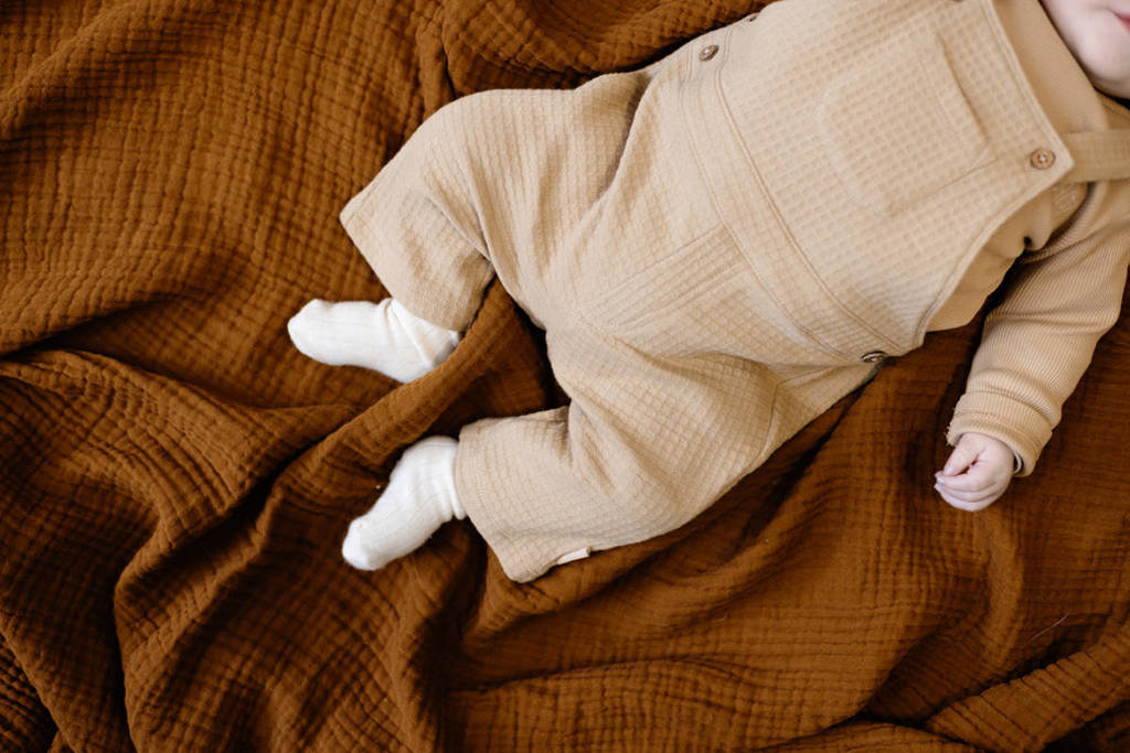 Quapi baby tuinbroek FENN beige