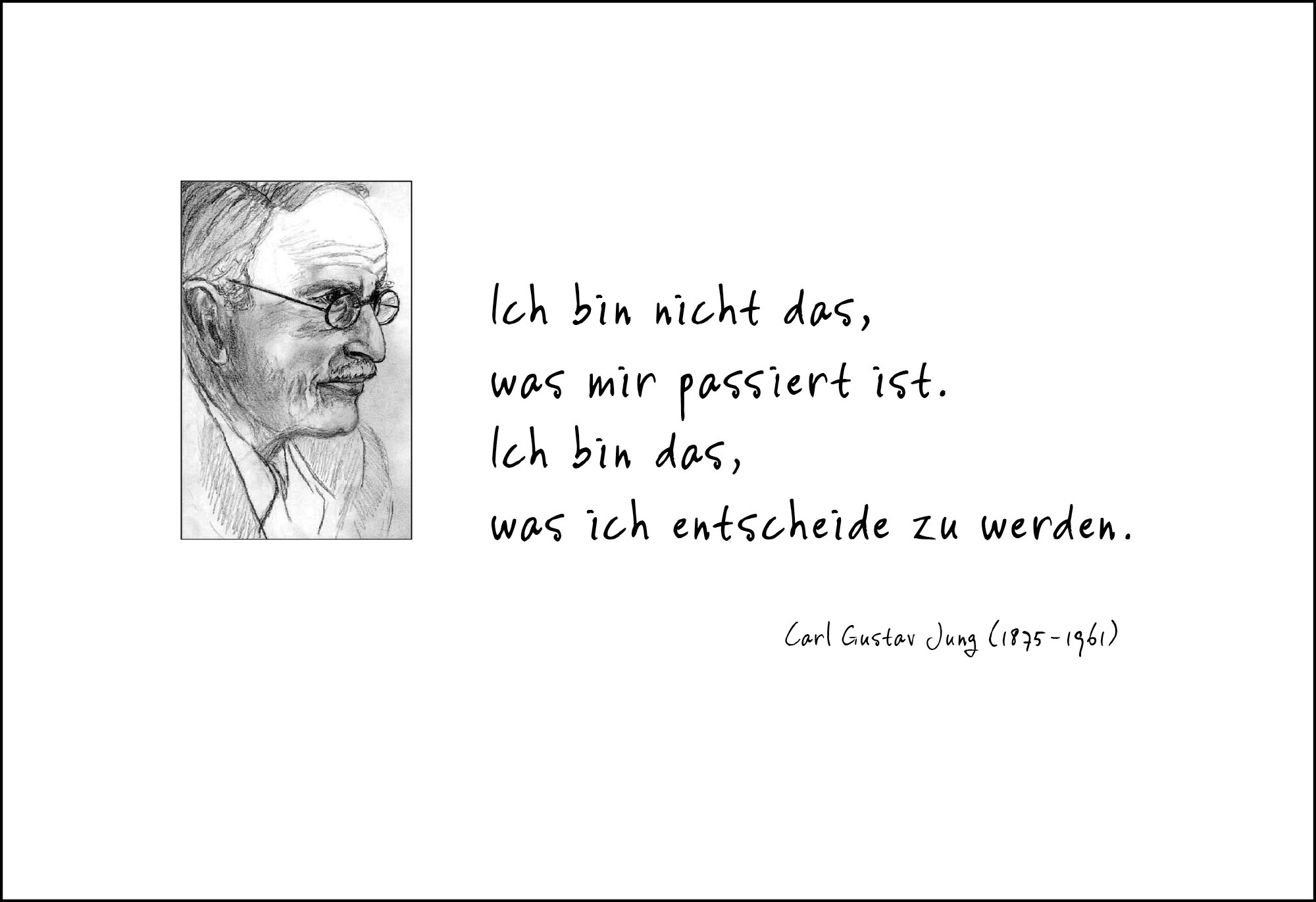 Postkarte 'Ich bin nicht das was mir passiert ist' günstig bestellen