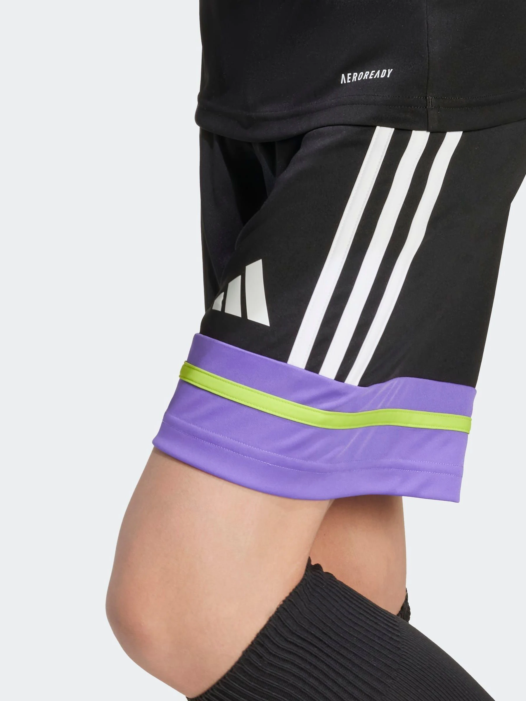 Zwart - adidas Squadra 25 kindershorts