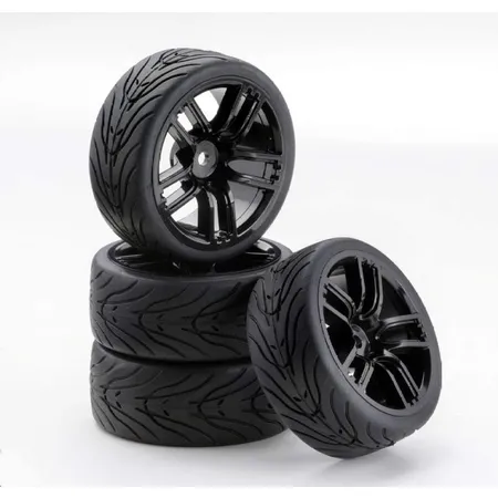 Ansmann 1:10 SC-Räder GT Style schwar