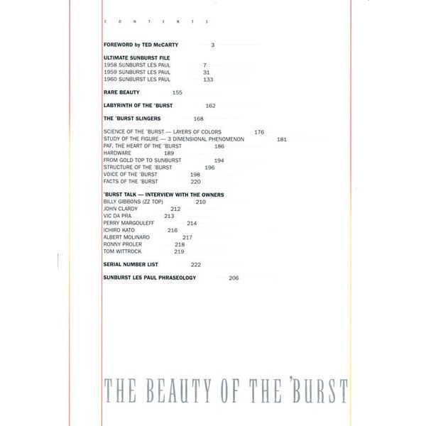 Hal Leonard The Beauty Of The Burst BOTB