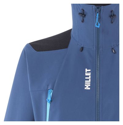 Veste Softshell Millet K Absolute Shield Bleu